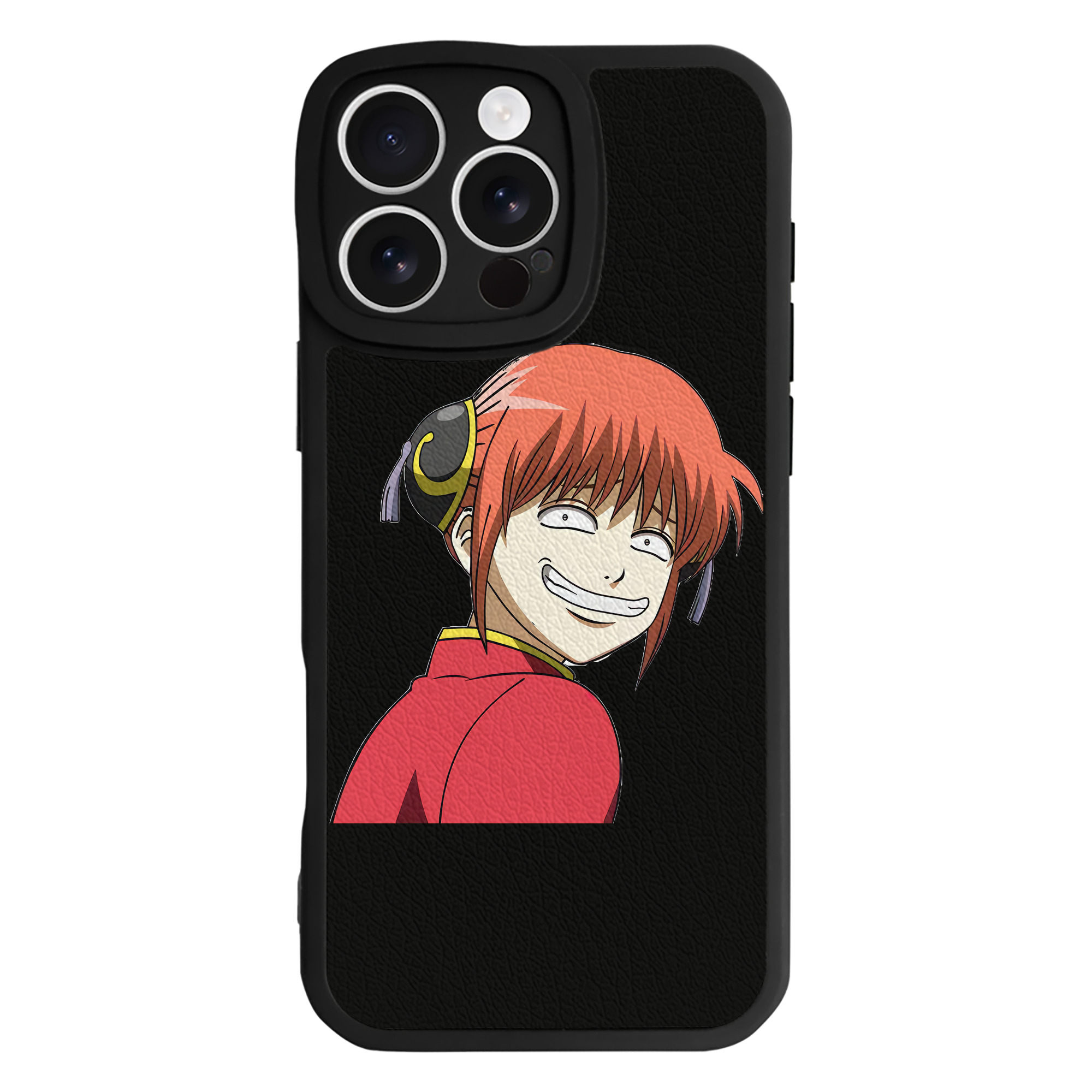 （画像用） ぎんたま 坂田銀時（さかたぎんとき） 神楽 志村新八（しむら しんぱち） GINTAMA Sakata Gintoki Kagura Shimura Shinpachi 【iPhone 16シリーズ対応】シリコンスマホケース（レザー調） 材質：シリコン
